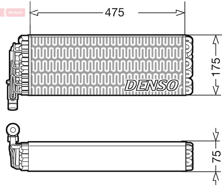 Výparník, klimatizace DENSO DEV12003 Výparník, klimatizace DENSO DEV12003