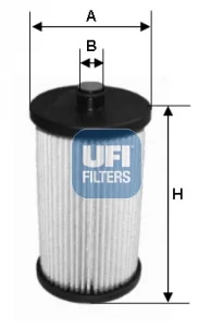 Palivový filtr UFI 26.057.00