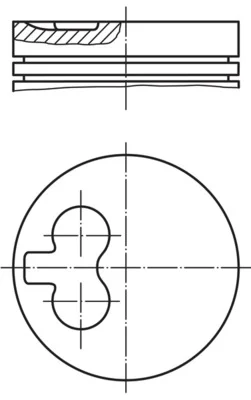 Píst MAHLE 0298200