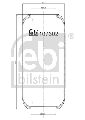 Mech, pneumatické odpružení FEBI BILSTEIN 107302