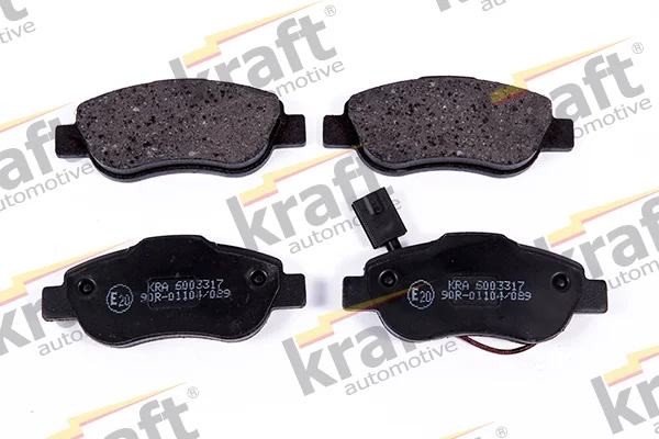 Sada brzdových destiček, kotoučová brzda KRAFT AUTOMOTIVE 6003317
