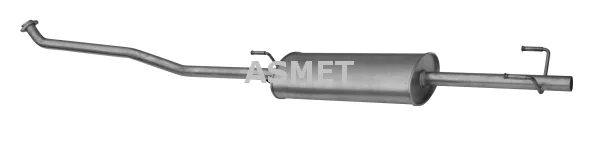 Stredni tlumic vyfuku ASMET 02.048