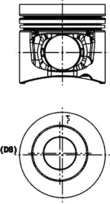 Píst KOLBENSCHMIDT 40440600 – OE 20835577 Píst KOLBENSCHMIDT 40440600 – OE 20835577