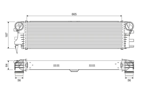 Chladič turba VALEO 818311