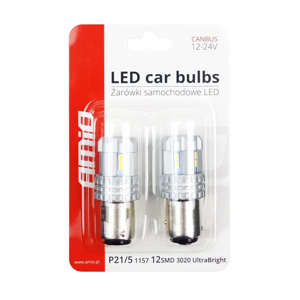 ZAROWKI LED CANBUS 3020 22SMD ULTRABRIGH AMIO 02450 - Obrázek 4