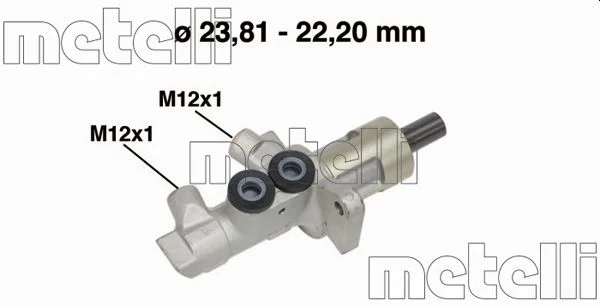 Hlavní brzdový válec METELLI 05-0548