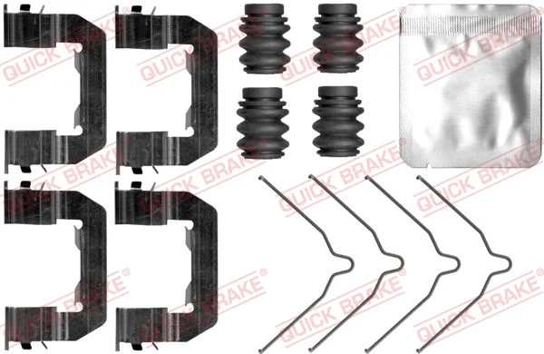 Sada příslušenství, obložení kotoučové brzdy QUICK BRAKE 109-0103