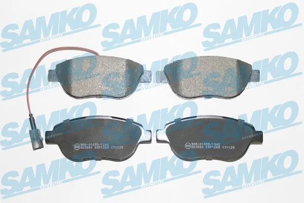Sada brzdových destiček, kotoučová brzda SAMKO 5SP1268