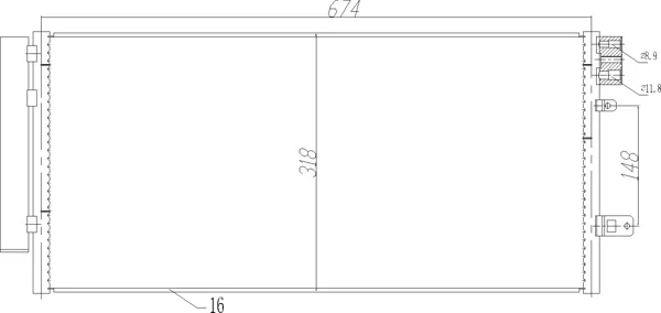 VYSOUŠEČ KLIMATIZACE CHEVROLET SONIC 12- HART 636994 – OE 96945774