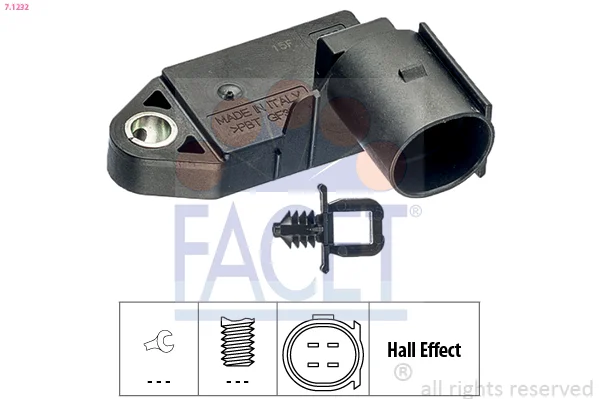 Spinac brzdoveho svetla FACET 7.1232