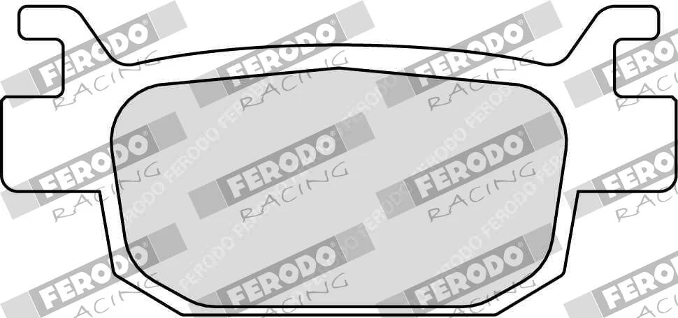 Sada brzdových destiček, kotoučová brzda FERODO RACING FDB2212EF