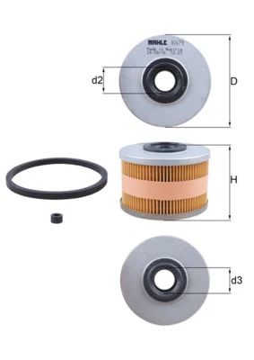 Palivový filtr KNECHT KX79D