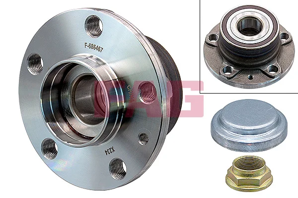 Sada lozisek kol Schaeffler FAG 713640010