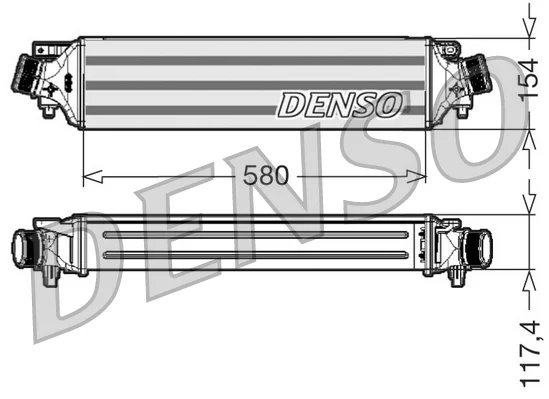 Chladič turba DENSO DIT01002