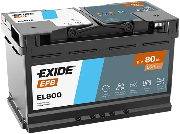 startovací baterie EXIDE EL800 startovací baterie EXIDE EL800