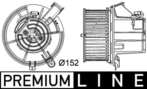 vnitřní ventilátor MAHLE AB119000P