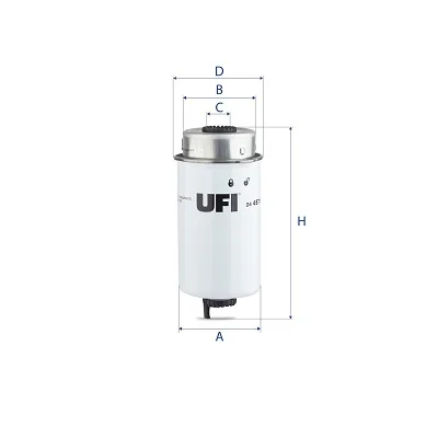 Palivový filtr UFI 24.457.00