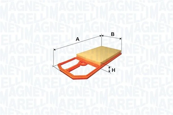Vzduchový filtr MAGNETI MARELLI 153071762468 – OE 23430312