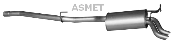 Zadni tlumic vyfuku ASMET 01.075