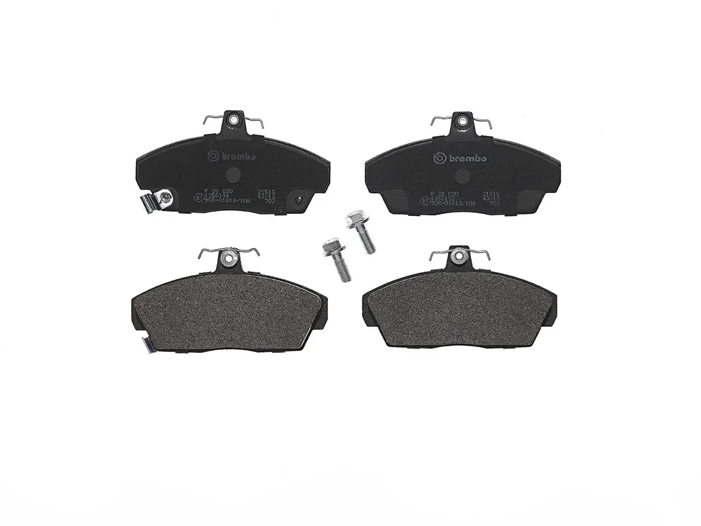 Sada brzdových destiček, kotoučová brzda BREMBO P28020