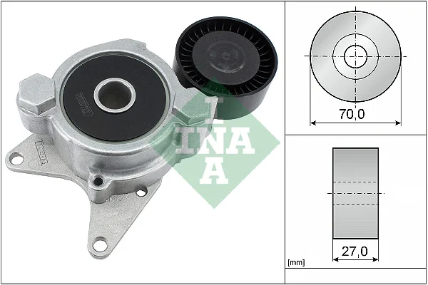 Napinaci rameno, zebrovany klinovy remen Schaeffler INA 534017410
