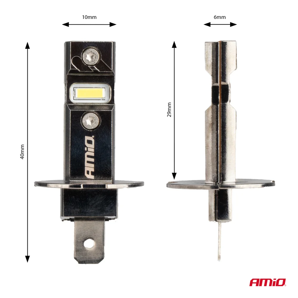 LED žárovky hlavního svícení Hybrid série H3 6000K Canbus 60W AMIO-04113 - Obrázek 4