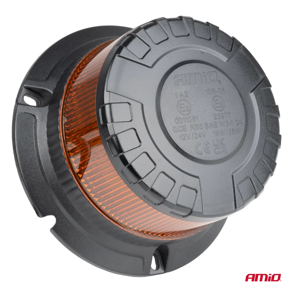 LED výstražný maják W28B 12V 24V AMiO-04106 - Obrázek 2