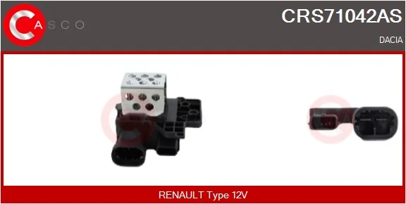 Odpor, vnitřní tlakový ventilátor CASCO CRS71042AS – OE 255503792R