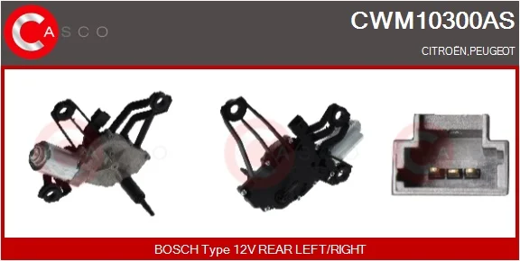 Motor stěračů CASCO CWM10300AS Motor stěračů CASCO CWM10300AS