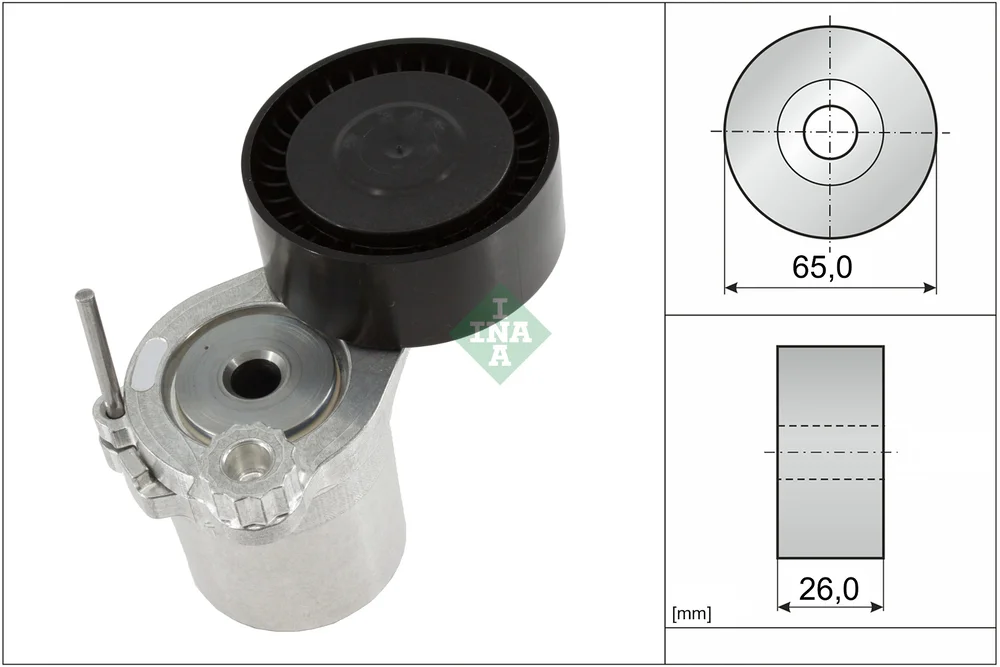 Napinaci rameno, zebrovany klinovy remen Schaeffler INA 534057010