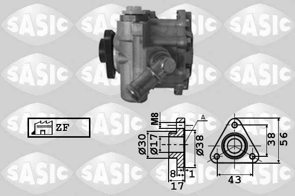 Hydraulické čerpadlo, řízení SASIC 7076049