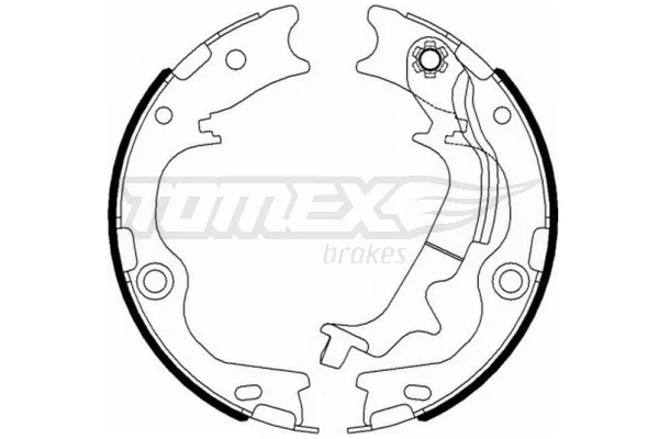 Sada brzdových čelistí Tomex Brakes TX23-12