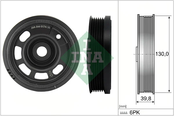 Řemenice, klikový hřídel Schaeffler INA 544017410