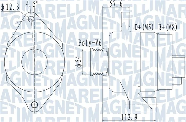 generátor MAGNETI MARELLI 063732050010