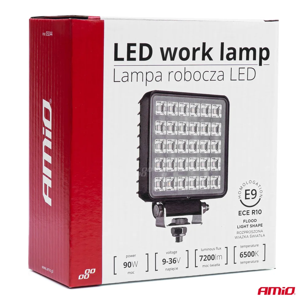 LED HALOGENOVÁ PRACOVNÍ LAMPA, VYHLEDÁVACÍ LAMPA AWL3 AMIO 03244 - Obrázek 4