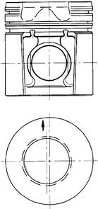 Píst KOLBENSCHMIDT 40235610 Píst KOLBENSCHMIDT 40235610